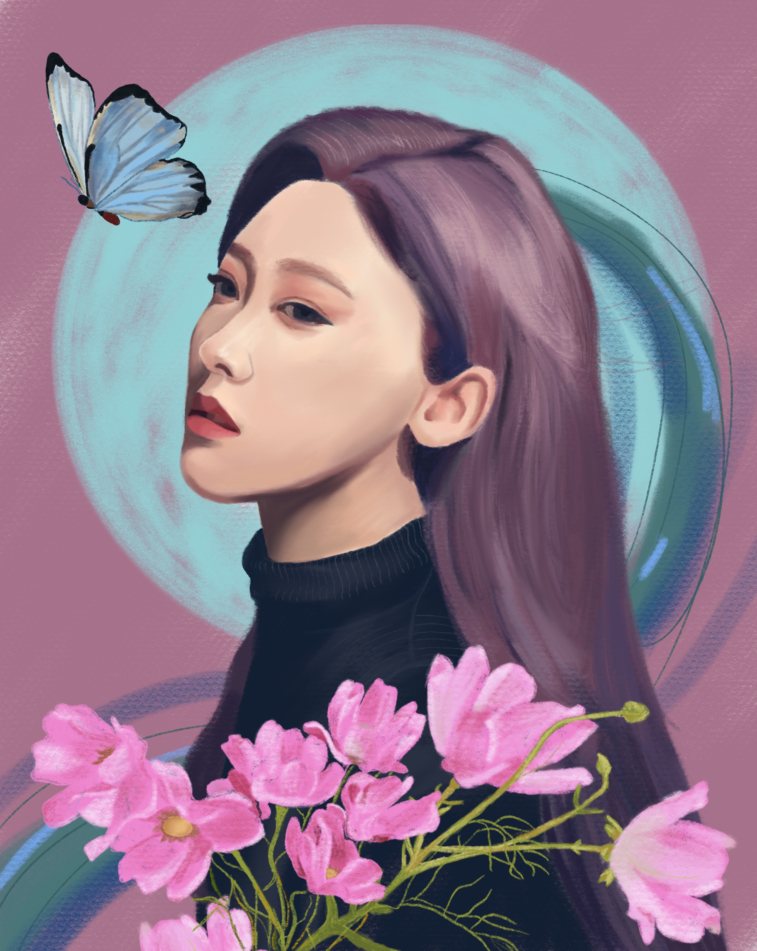 Illustration of Choerry from Loona